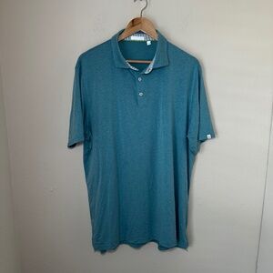Tasc Men's Performance Golf Cloud Polo Lightweight Stretch Solid Blue XL